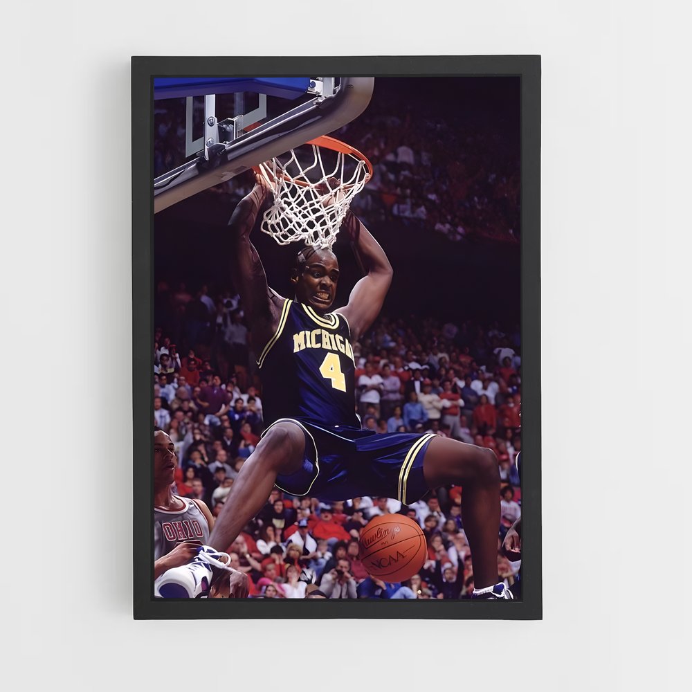 Poster Dunk de Chris – affiche Basketball (vue 2)